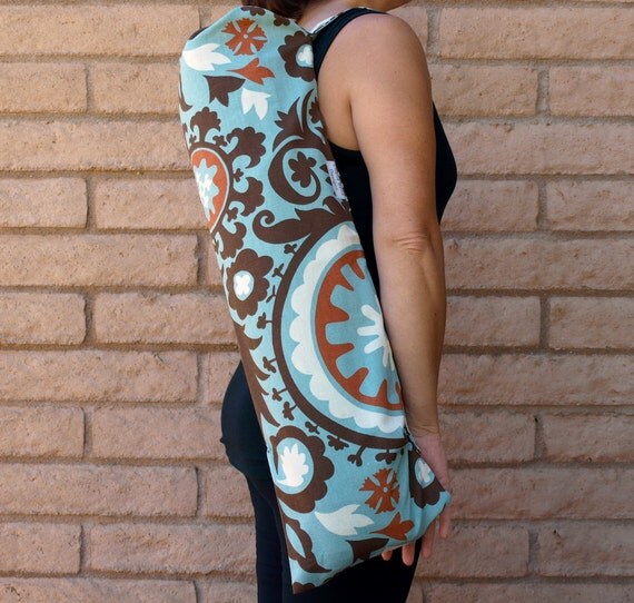 PIPER Teal Yoga Mat Bag Yoga Mat Tote Yoga Bag Yoga Tote Yoga