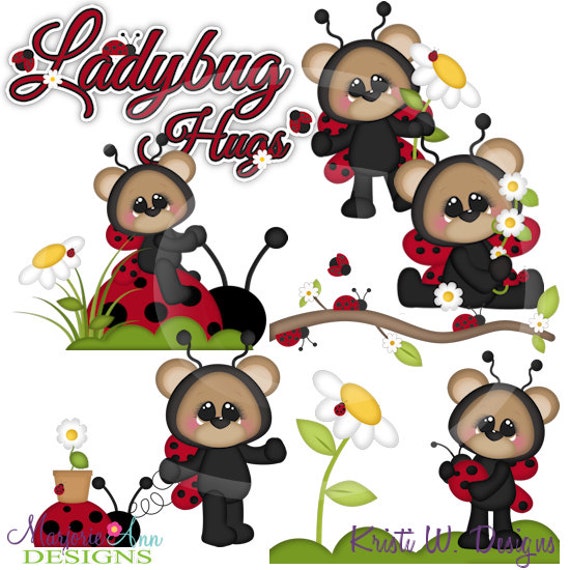 Download SVG Cutting Files-Ladybug Hugs SVG Cutting by ...