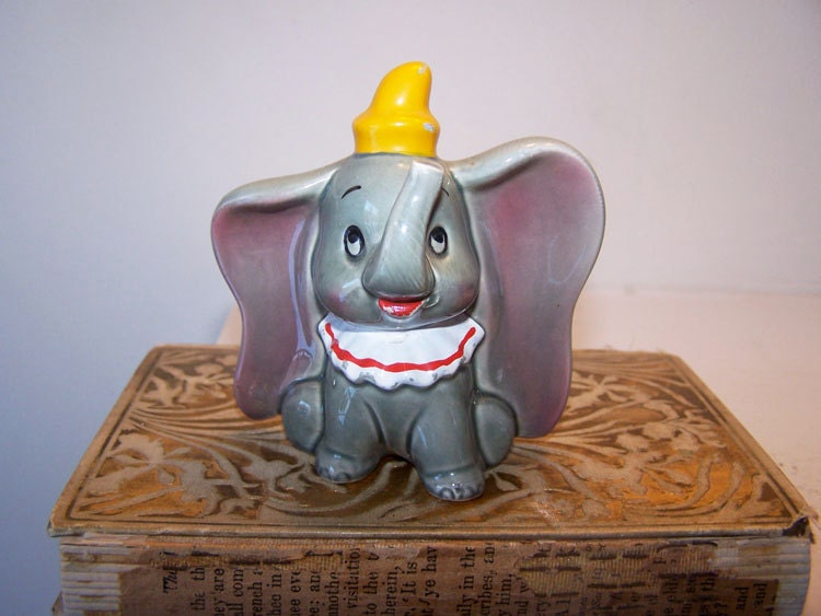 ceramic dumbo figurine