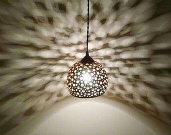 Lighting, Pendant light, Ceramic lighting, lighting, custom, pottery, ceiling light, kitchen island light fixture, hand carved, Pottery
