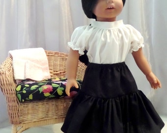 18 Inch Doll Clothes / Doll Blouse and Doll Skirt / Doll Clothing / Doll Accessories / Doll Outfit / Fits American Girl Doll - 5005