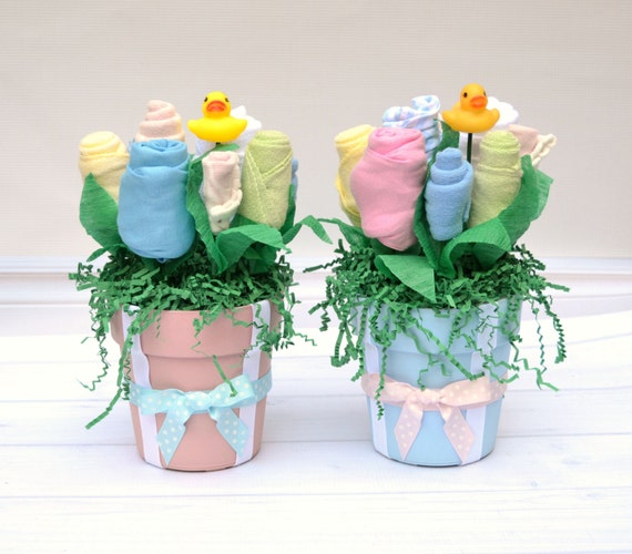 Twin Baby Shower Centerpieces Boy Girl Twin Shower Shower