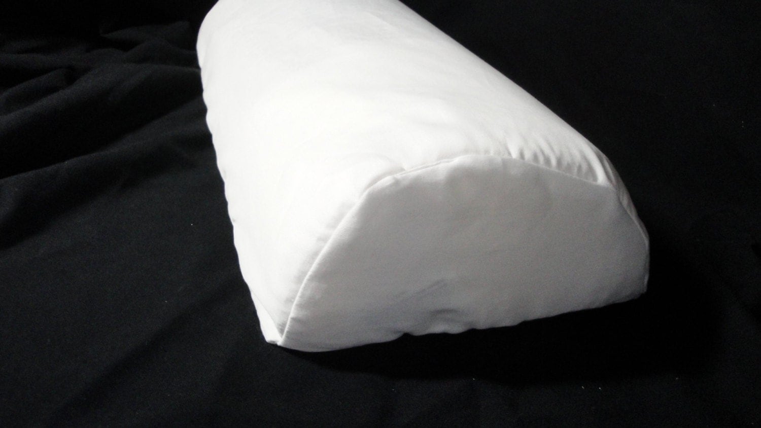 Lumbar half moon pillow cover half cylinder cushion cover