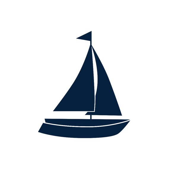 Sailboat Decal Sticker by SimplySierraStudio on Etsy
