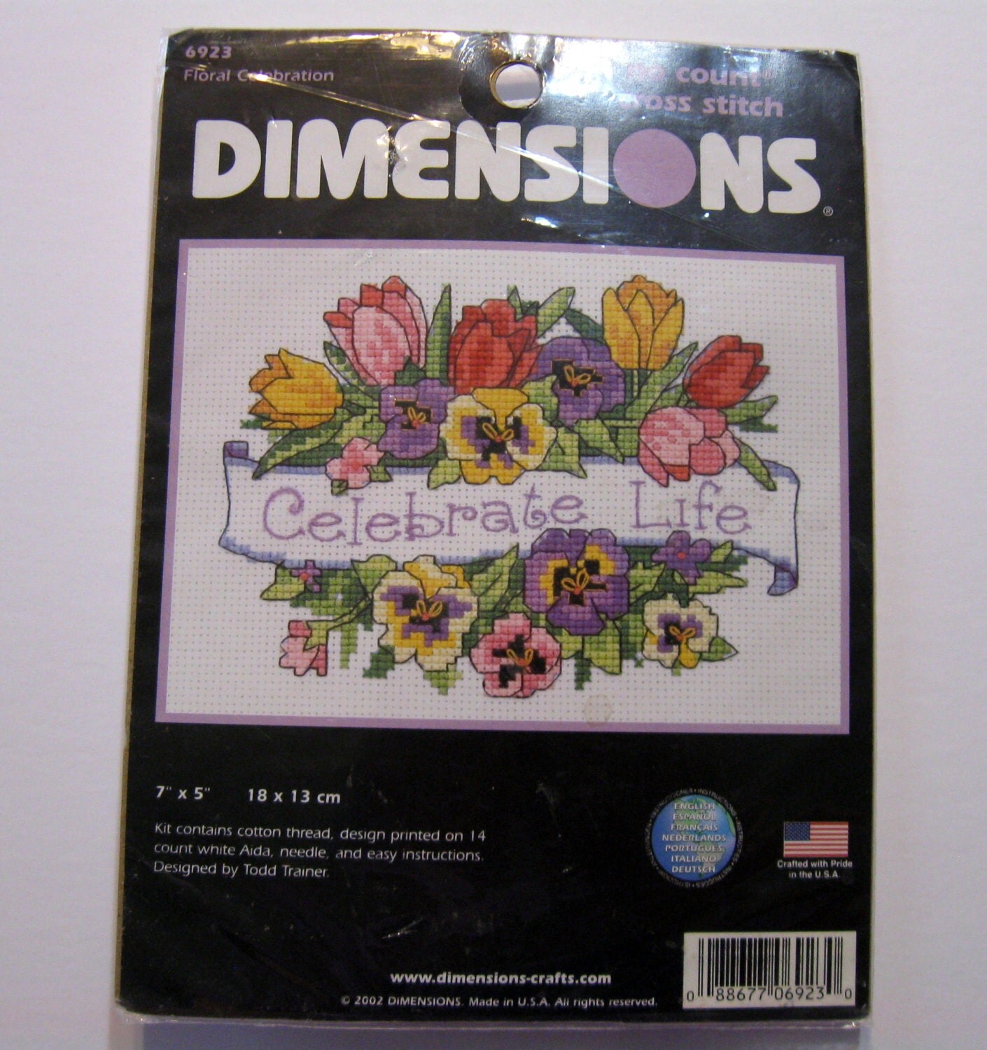 Dimensions No Count Cross Stitch Kit Floral Celebration