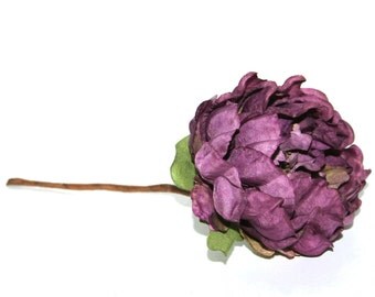 Purple Peony Pick - Boutique Style - Artificial Flower, Silk Flower