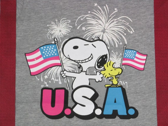 Items similar to Patriotic-USA-Snoopy USA Quilt Kit-All Precuts-All ...