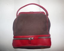 Popular items for leather bowling bag on Etsy  