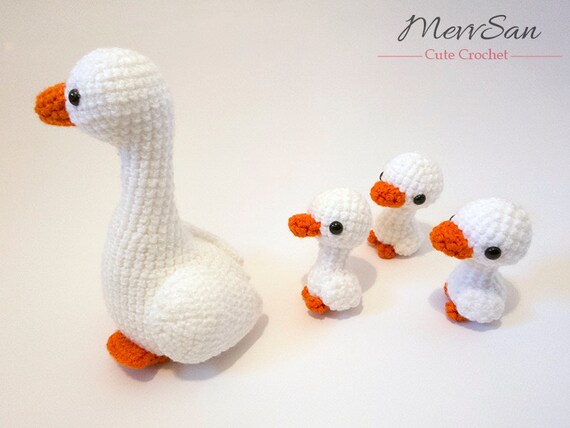 Crochet PATTERN PDF Amigurumi Goose crochet goose bird