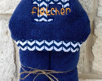 Personalized Hooded Towel over 200 fabric choices
