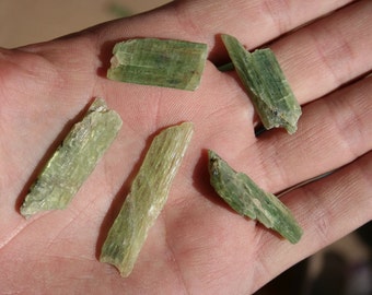 Green Kyanite Crystal Specimen High Grade