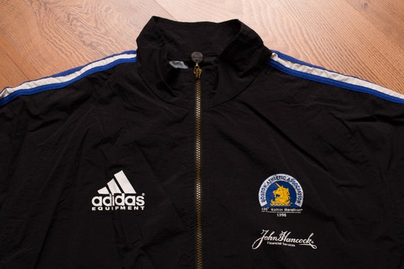 1996 100th Boston Marathon Jacket Vintage 90s Adidas