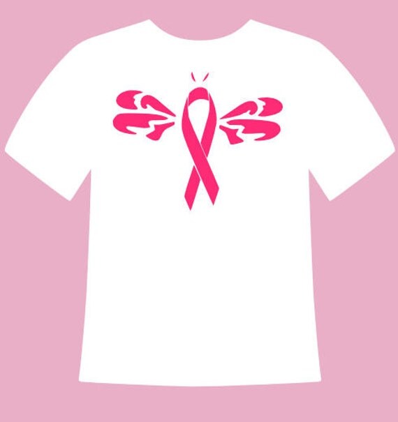 Download Breast Cancer Awareness Dragonfly Angel SVG Cutting File T