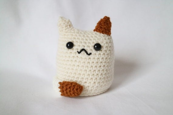 Cat Crochet Amigurumi Kawaii Plush by BeckyGarratt on Etsy