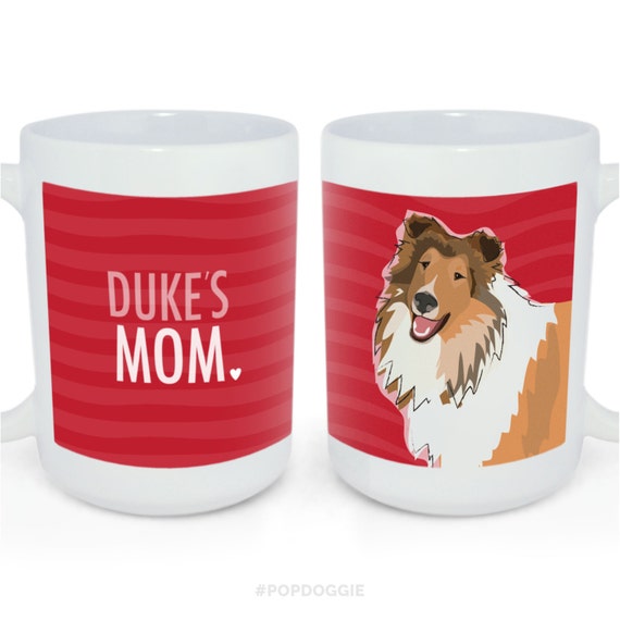 Personalized Coffee Mug with Dog Name Great by PopDoggie on Etsy