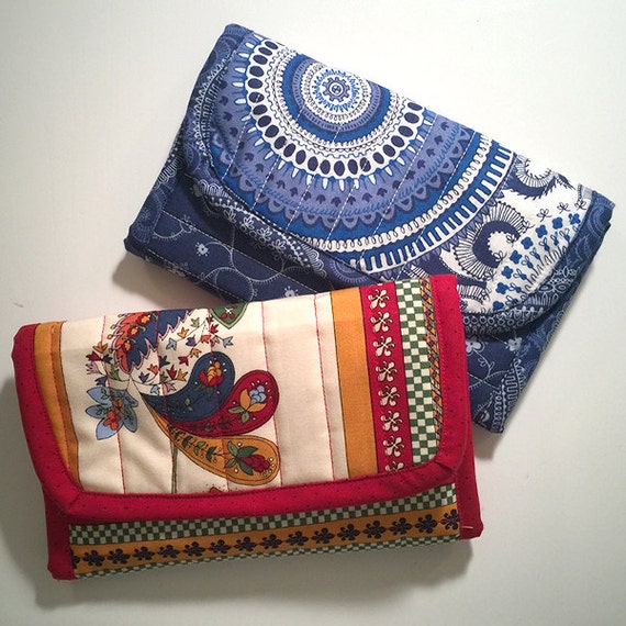 Quilted Wallet Pattern Clutch Style Wallet 562