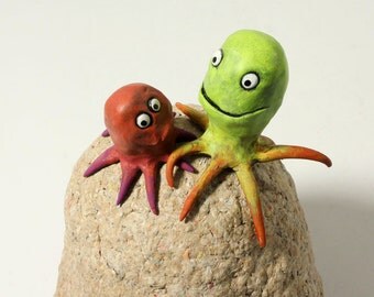 Grandpa, Tell Me A Story - squid sculpture