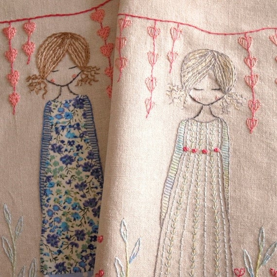 In the garden hand embroidery pattern pdf
