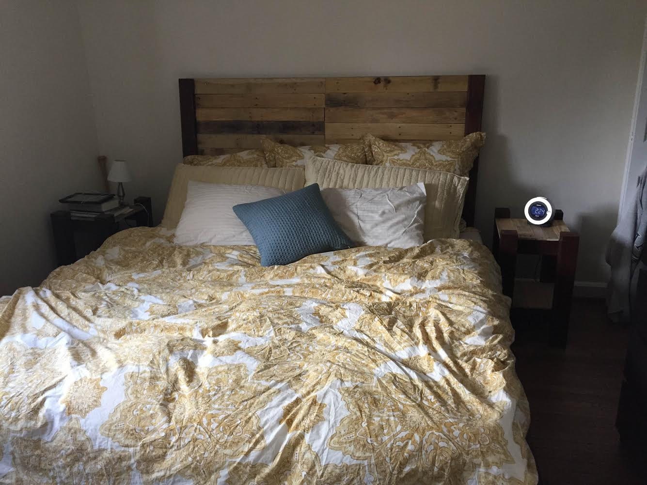 King size Reclaimed Wood Headboard