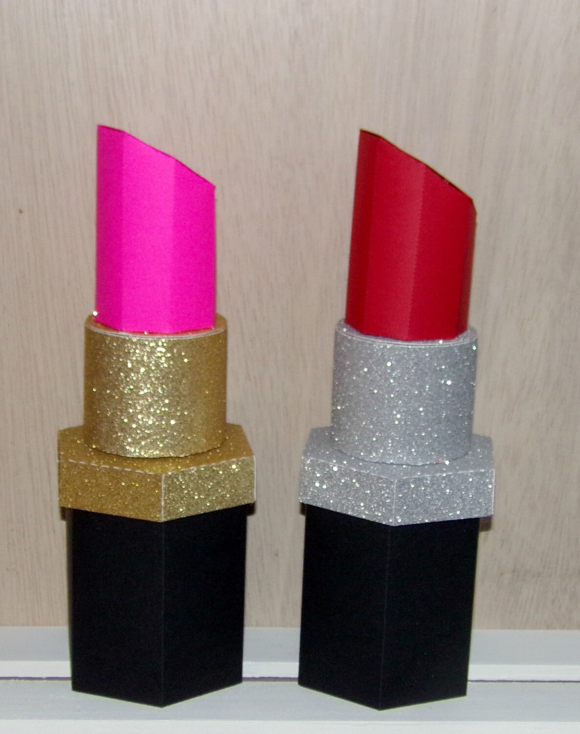 Gift Box LARGE Lipstick Shaped 3D Gift Box Favor Box