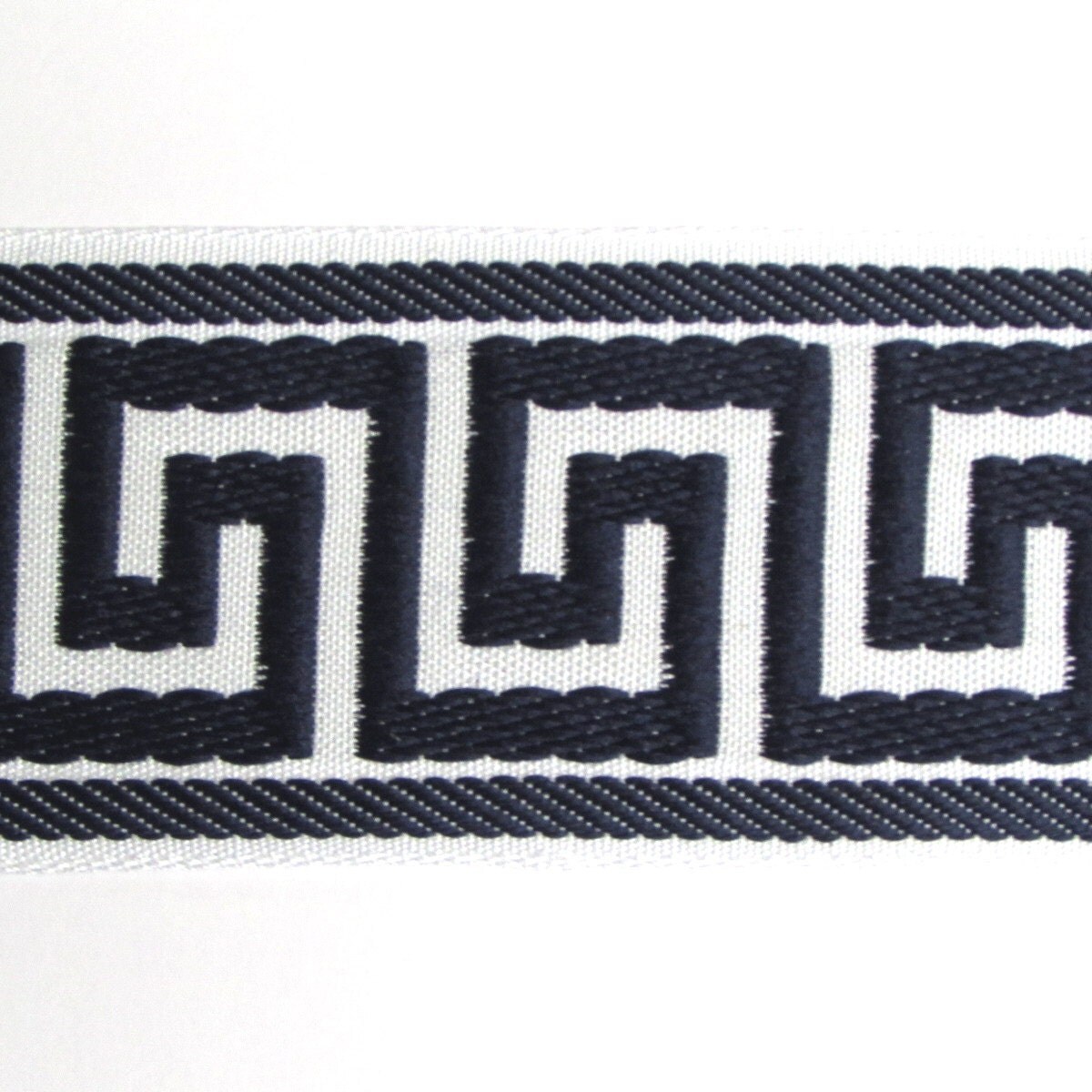 GREEK KEY Flat Trim 2 25 Inch Navy White   Il Fullxfull.836223203 H0fd 