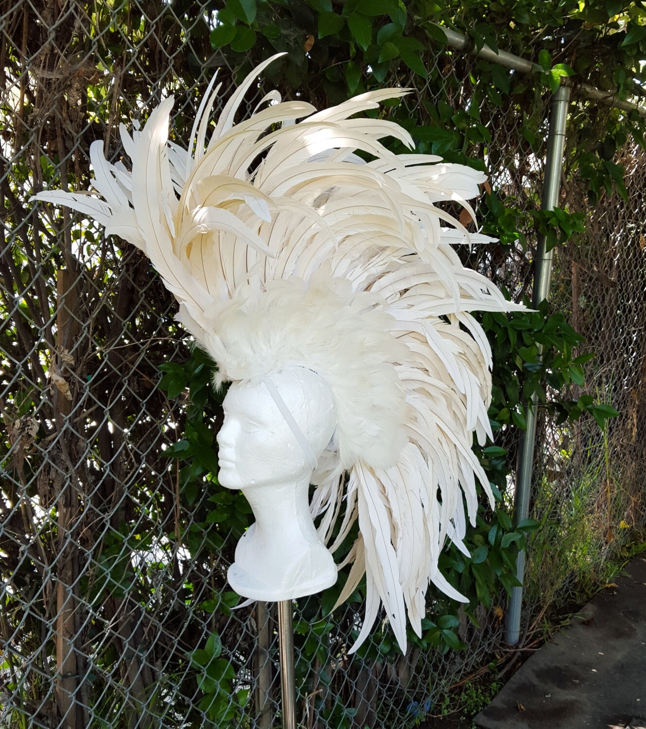 feather mohawk headpiece