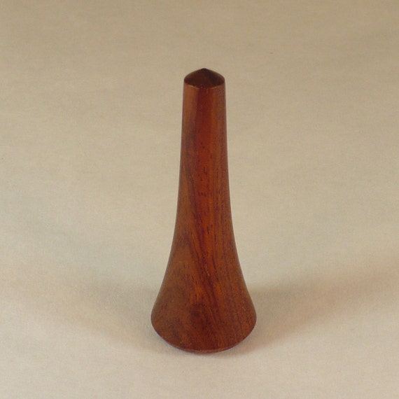 Lamp Finial Bubinga Wood Spires Pattern 3 3 tall x