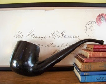 Vintage Metal Tobacco Pipe - Trade Sign - Smoke Shop