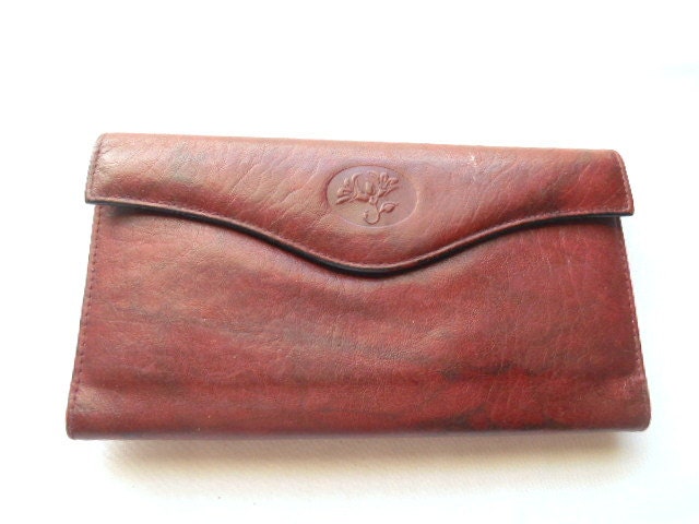 Vintage leather Buxton ladies Wallet by houuseofwren on Etsy