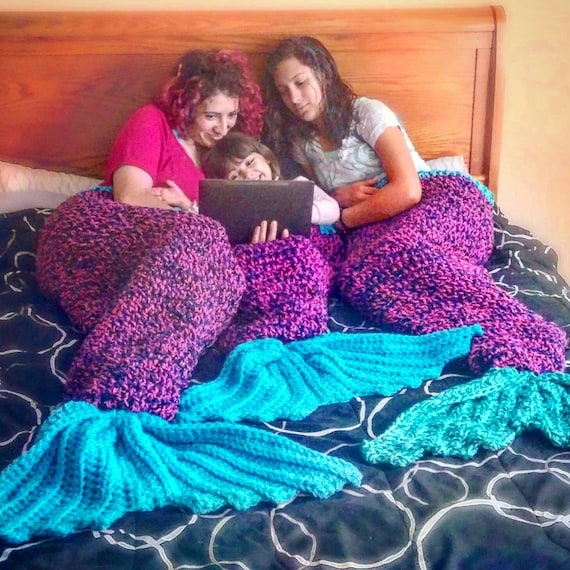 The Little Mermaid Tail Cocoon Blanket PDF by ...