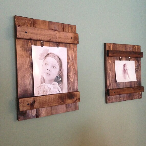 Wooden Picture Frame, Rustic Wall Frame, Wall Art, Rustic Picture Frame ...