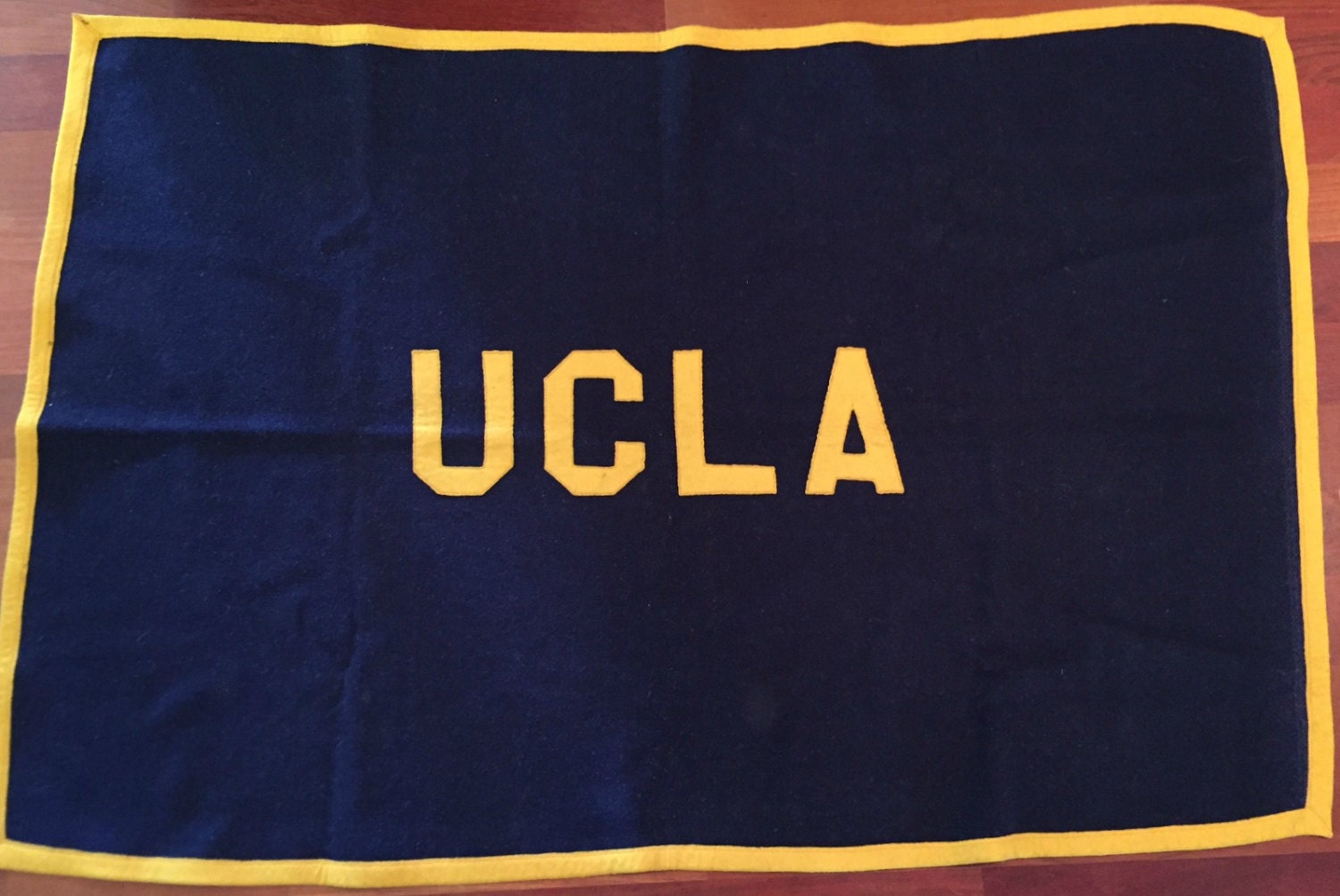 Vintage Ucla Wool Stadium Blanket College Blanket