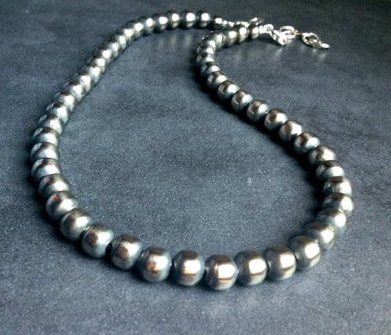 Navajo Pearls Large bead Classic Strand 116 by NavajoPearlsRanch