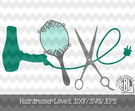 Download Hairdresser-Love-2 .DXF/.SVG/.EPS Files for use with your