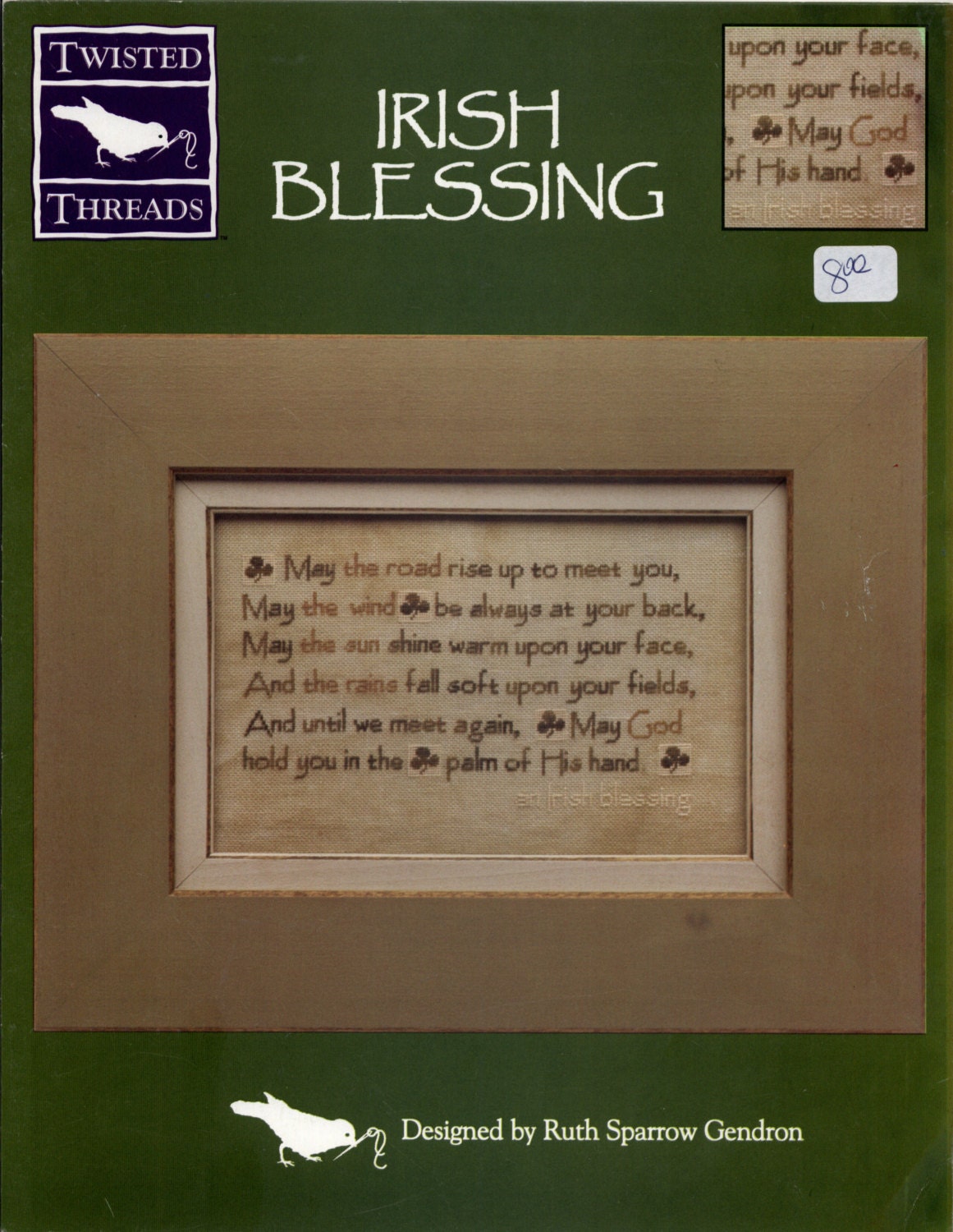 The Trilogy Irish Blessing Cross Stitch Pattern