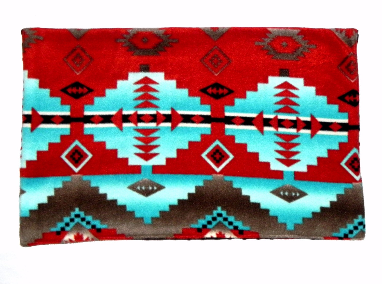 Baby Blanket Navajo Indian Native American Red And Turquoise   Il Fullxfull.845658599 E43p 