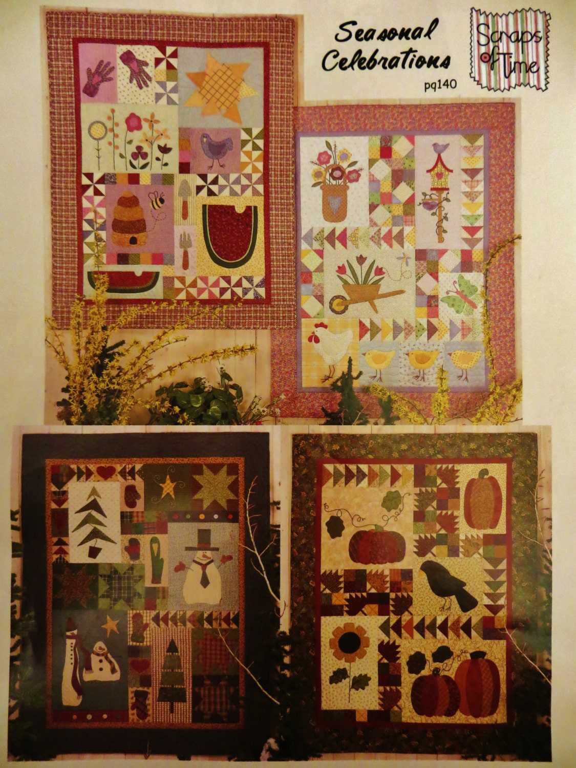 4 Seasons Quilt Patterns Seasonal Celebrations Winter Spring