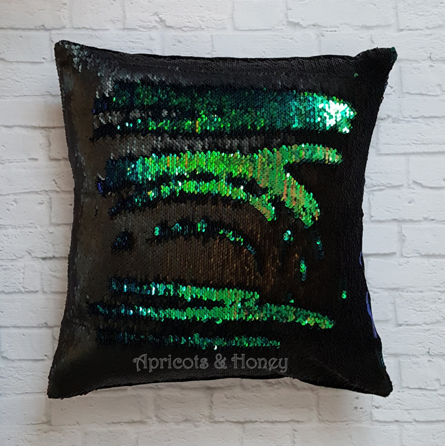 sequin pillow