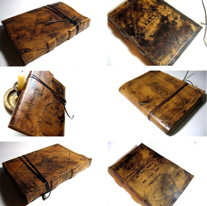 Personalized Large Leather Journal Blank Book A5 Writing