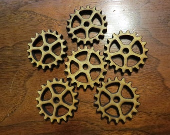 Steampunk Gears Wooden 3/16 thickness