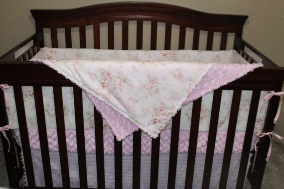 limited time shabby chic rose crib bedding ensemble limited time shabby chic rose crib bedding ensemble