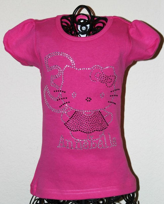 rhinestone hello kitty shirt