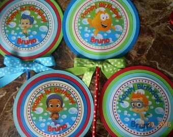 Bubble Guppies Centerpiece-Bubble Guppies Cake Topper-Bubble Guppies Birthday-Bubble Guppies Party-Bubble Guppies Decorations-Boy's Decor