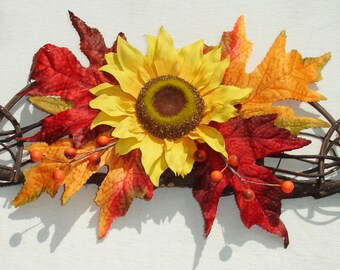 Autumn Arch Wreath - Fall Decor - Autumn Leaves
