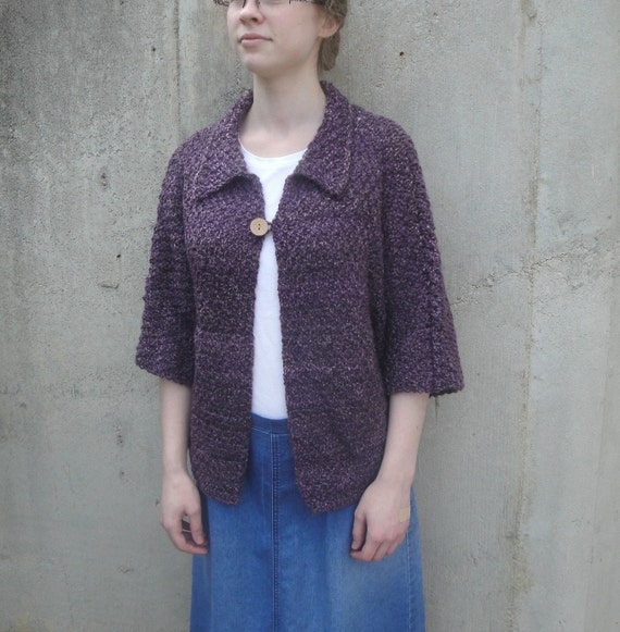 Shonie Shrug Knitting Pattern, Dolman Sleeve Cardigan ...