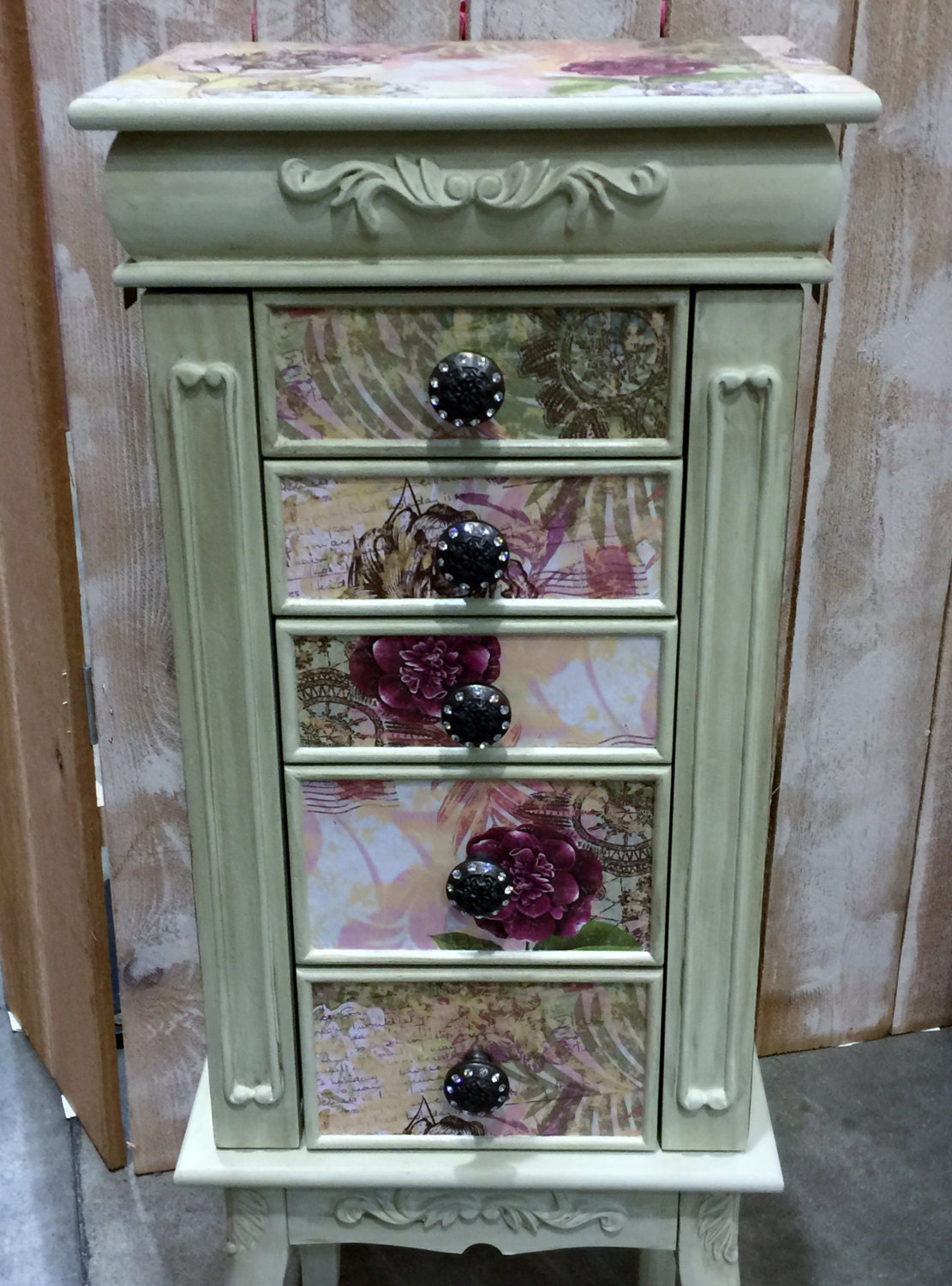 Repurposed Jewelry Armoire Custom Made To Order