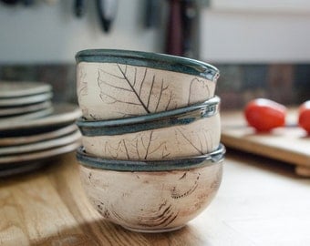 Tiny Round Bowl - Ceramic Baking Ramekin - Yogurt cup - Condiment dish
