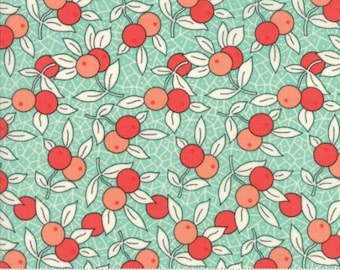 Chestnut Street Floral Berries Blueberry by Fig Tree Quilts - Moda - 1 Yard