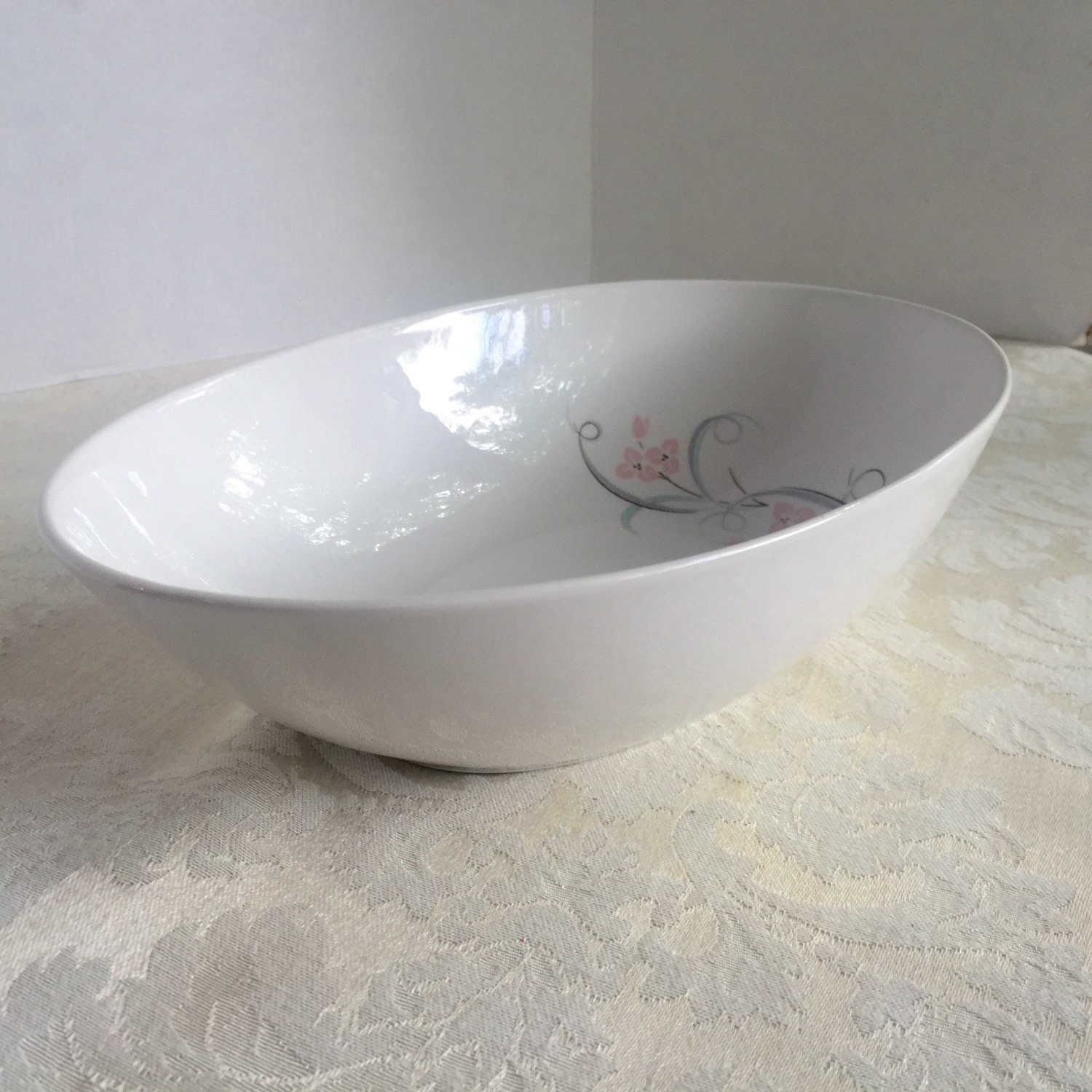 Vintage Ironstone White Ceramic Kokura Ware Berkshire Serving