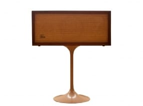 Retro Repurposed Mid-Century 1960 Turntable Stereo // iPhone Speaker